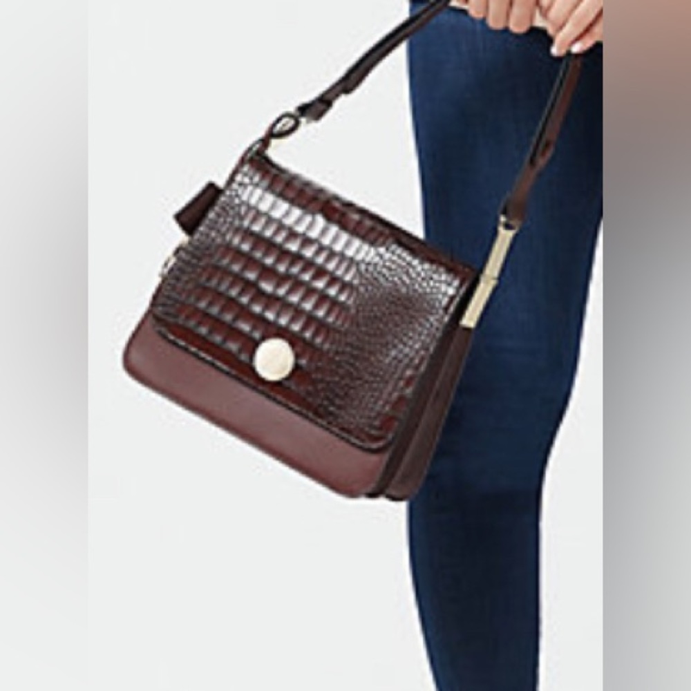 BRAND NEW W/TAGS RADLEY LONDON PORTER STREET CROC EMBOSSED FLAP SHOULDER BAG🤩 - Picture 7 of 14